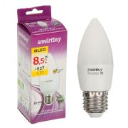 Лампа светодиод. Smartbuy-C37-8.5W/3000/E27 (Свеча 75Вт)
