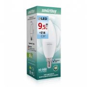 Лампа светодиод. Smartbuy-C37-9.5W/4000/E14 (Свеча 85Вт)