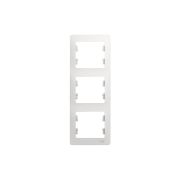 Glossa Рамка 3-ая  вертикаль..бел. GLS000107  (1шт)