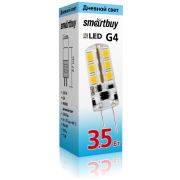 Лампа светодиод. 12V G4  3,5W/4000 Smartbuy