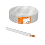 Провод ПуВнг(А)-LS 1х6,0 ГОСТ (200м), белый TDM