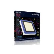 накладной(LED)светильник  с подсветкойDLB Smartbuy-13w/3000K+B/IP20(SBL1-DLB-13-3K-B)/20