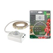 Умная подсветка SMD2835-30LED/m-IP20-5В-2,4Вт-3000К(1 м),датчик движ.и освещ.,акк.Li-Ion 1100мАч TDM