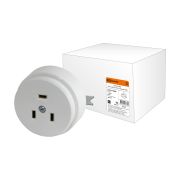 Розетка РШ 32А 250В 2Р+РЕ СУ белая TDM SQ1812-0006