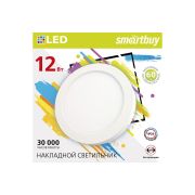Светодиод. свет-ик (наклад.) Round SDL Smarbuy-12w/6500K/IP20/40(круг)
