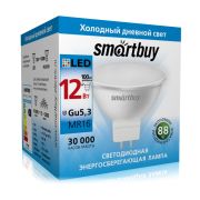 Лампа светодиод. MR-16 Gu 5,3  12W/6000 Smartbuy (SBL-GU5_3-12-60K)/100