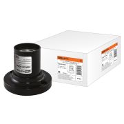 Патрон карболитовый потолочный, Е27, черный, прямой, TDM SQ0335-0006