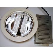 РАСПРОДАЖА! Светильник AL-5201 250*250 2*26W G24 бел.с лам.«кв»