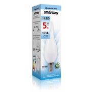 Лампа светодиод. Smartbuy-C37-5W/4000/E14 Свеча на ветру