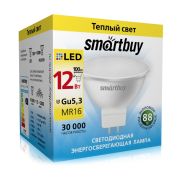 Лампа светодиод. MR-16 Gu 5.3  12W/3000 Smartbuy (100Вт)