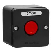 Пост кнопочный ПКЕ-222/1 У2 красная IP54 (карболит) (РКЕ2221KR)