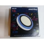 Встраиваемый(LED) светильник с подсветкой DLB Smartbuy-13w/3000K+B/IP20 (SBL-DLB-13-3K-B)/20
