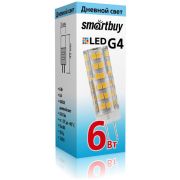 Лампа светодиод. 220V G4 6W/4000 Smartbuy