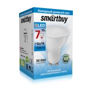 Лампа светодиод. MR-16 Gu 10  7W/6000 Smartbuy