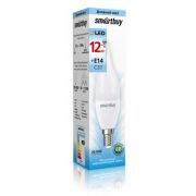 Лампа светодиод. Smartbuy-C37-12W/4000/E14 (Свеча 100Вт)