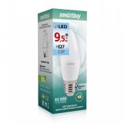 Лампа светодиод. Smartbuy-C37-9.5W/4000/E27 (Свеча 85Вт)