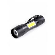 Фонарь алюминиевый светодиод. 3W Smartbuy черный