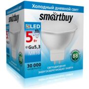 Лампа светодиод. MR-16 Gu 5.3  5W/6000 Smartbuy (40 Вт)