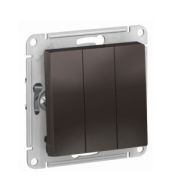 Механизм Выключателя 3кл. СП AtlasDesign 10A IP20 (сх.1+1+1) 10АХ мокко SchE ATN000631