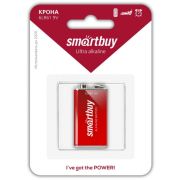 Батарейка алкалиновая Крона Smartbuy 6LR61 SBBA-9V01B