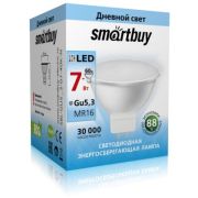 Лампа светодиод. MR-16 Gu 5.3  7W/4000 Smartbuy (60 Вт), шт