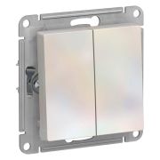 Механизм Выключателя 2-кл. СП AtlasDesign 10A IP20 (сх.5) 10АХ жемчуж. SchE ATN000451