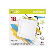 Светодиод. свет-ик (наклад.) Square SDL Smarbuy-18w/6500K/IP20/40 (SBL-SqSDL-18-65K)