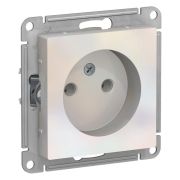 Механизм розетки 1-м СП AtlasDesign16А IP20 без заземл. жемчуж. SchE ATN000441