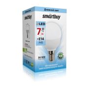 Лампа светодиод. Smartbuy-P45-7W/4000/E14 (Шар 60Вт)