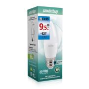 Лампа светодиод. Smartbuy-C37-9.5W/6000/E27 (Свеча 85Вт)