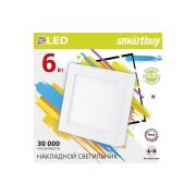 Светодиод. свет-ик (наклад.) Square SDL Smarbuy-6w/6500K/IP20/40 (квадрат)