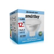 Лампа светодиод. MR-16 Gu 5.3  12W/4000 Smartbuy (100Вт)
