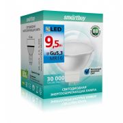 Лампа светодиод. MR-16 Gu 5.3  9.5W/6000 Smartbuy