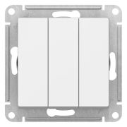 Механизм Выключателя 3-кл. СП AtlasDesign 10A IP20 (сх.1+1+1) 10АХ белый SchE ATN000131