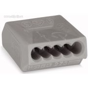 273-101, 5-проводная клемма, 0,75-1,5 мм2, серая