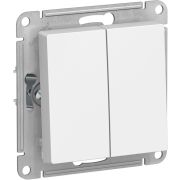 Механизм Выключателя 2-кл. СП AtlasDesign 10A IP20 (сх.5) 10АХ бел. SchE ATN000151