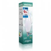 Лампа светодиод. Smartbuy-C37-9.5W/6000/E14 Свеча на ветру матовая