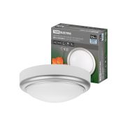 Светильник накладной LED ДПО «Антарес» 15Вт 4000К круг 180*66 мм мат.серебро IP54 TDM