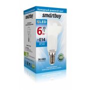 Лампа светодиод. R50 6W/6000/E14 Smartbuy (45Вт)
