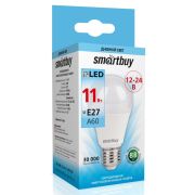Светодиодная (LED) Лампа Smartbuy-A60_12-24В-11W/4000/E27 (SBL-A60_12-24-11-40K-E27)