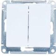 Механизм переключателя 2кл. СП AtlasDesign 10A IP20 (сх.6) 10АХ белый SchE ATN000165