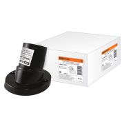 Патрон карболитовый настенный, Е27, черный. наклонный, TDM SQ0335-0005