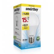 Лампа светодиод. Smartbuy-A60-15W/3000/E27 (120Вт)