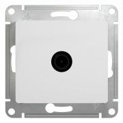 Glossa Розетка ТВ проходн.бел. механизм GSL000192  (1шт)