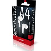 Вертикальные наушники Smartbuy A4, белые, коробка (SBE-012K)