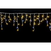 Бахрома-каучук 100 Led БЕЛЫЙ 3x0.6x0.4x0.3 flash-w; пров-бел Ø3мм, соединяется, IP 65