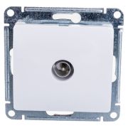 Glossa Розетка TV бел.коннектор механизм GSL000193