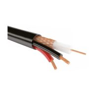 Кабель для аналогового видеонаблюдения KL-0.5-PE КВК-П-2+2х0.5кв.мм 200м черн. Simple Эра Б0052737