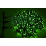 Светодиодная гирлянда Rich LED 3 Нити по 20 м с 2-х канальным контр., 600 LED, 24 В, зеленая, черный